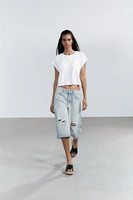 LINEN T-SHIRT WITH POCKET