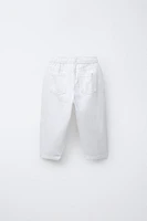 BALLOON TWILL PANTS