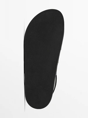 Nappa strappy sandals