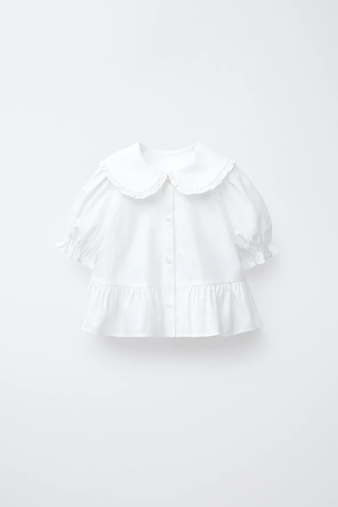 CHEMISE COL CLAUDINE