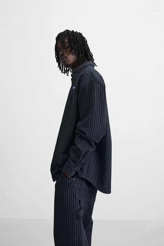 RELAXED FIT STRIPED SHIRT