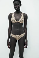CULOTTE MESH BRODÉE