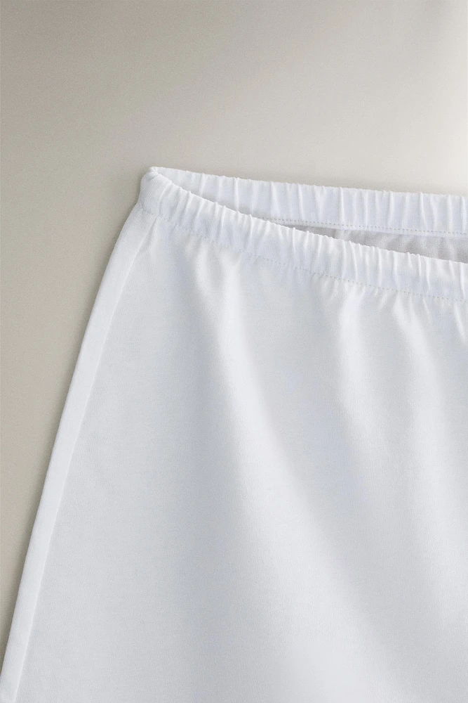 LACE COTTON SHORTS
