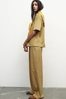 FAUX SUEDE PANTS
