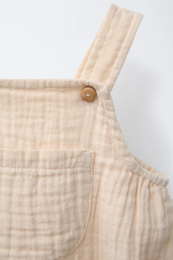 PLAIN TEXTURED ROMPER