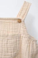PLAIN TEXTURED ROMPER