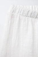 PLAIN COMBINATION BERMUDA SHORTS