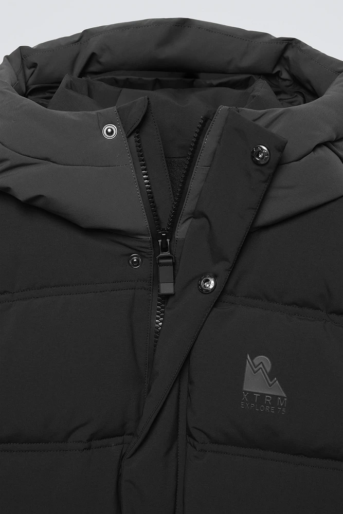 RECCO® SYSTEM WINDPROOF AND WATER REPELLENT DOWN JACKET SKI COLLECTION