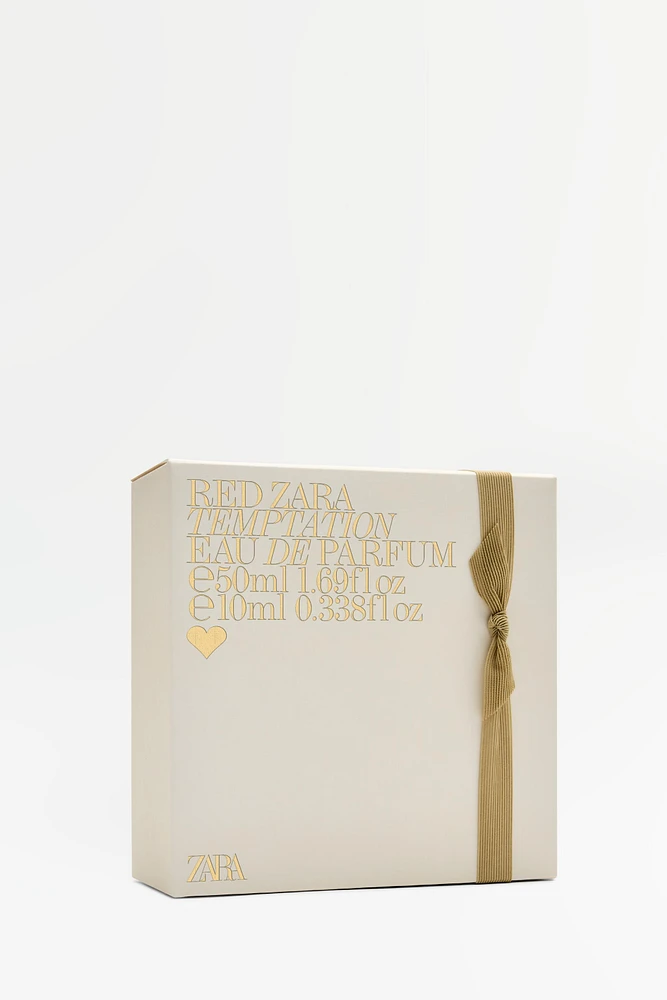 RED ZARA TEMPTATION EDP 50 ML (1,69 FL. OZ) + 10 ML (0,34 FL. OZ).