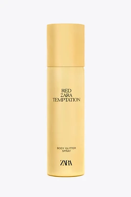 RED ZARA TEMPTATION BODY GLITTER SPRAY