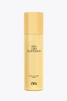RED ZARA TEMPTATION BODY GLITTER SPRAY