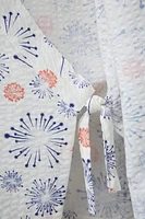 9-18 MOIS/ ENSEMBLE IMPRIMÉ KIMONO ET BERMUDA