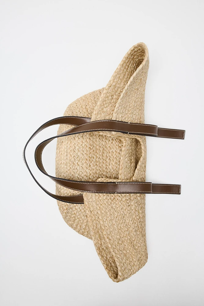 WOVEN SHOPPER BAG