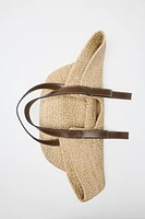 WOVEN SHOPPER BAG