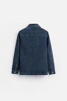 POCKET DENIM OVERSHIRT