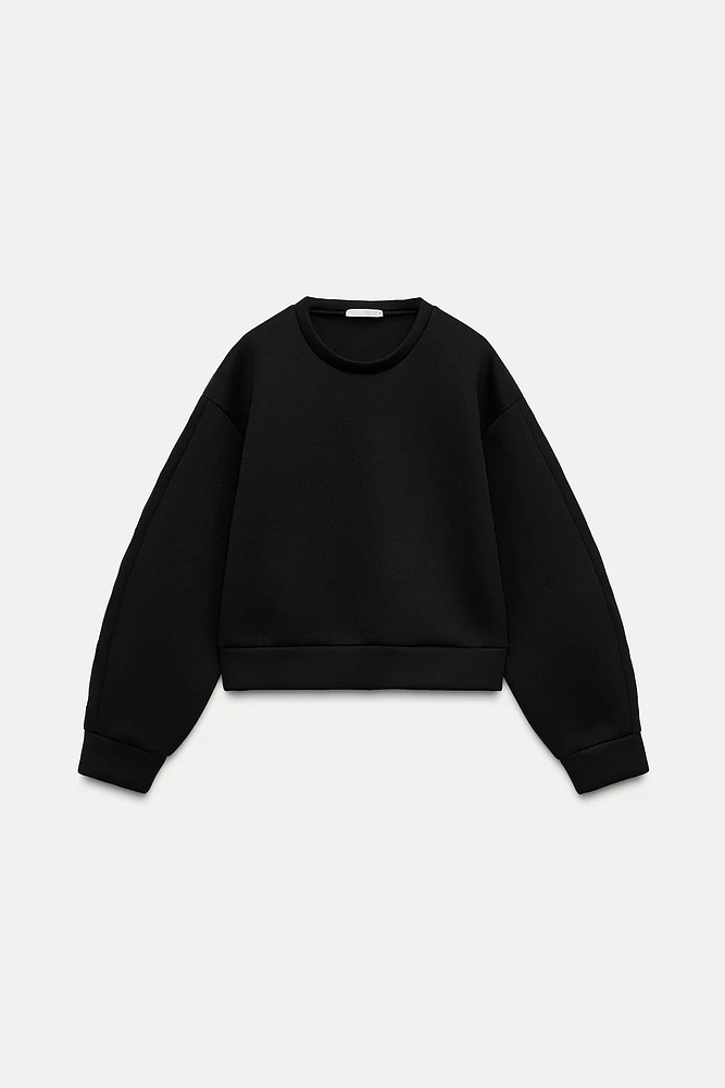 SCUBA EFFECT SWEATSHIRT