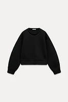 SCUBA EFFECT SWEATSHIRT