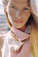 TOP HALTER À IMPRIMÉ GÉOMÉTRIQUE