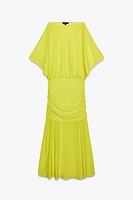 ROBE LONGUE EN MAILLE UNIE