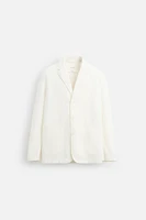 RELAXED FIT COTTON BLAZER