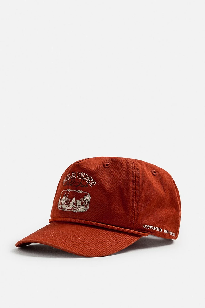 WASHED PRINT CAP