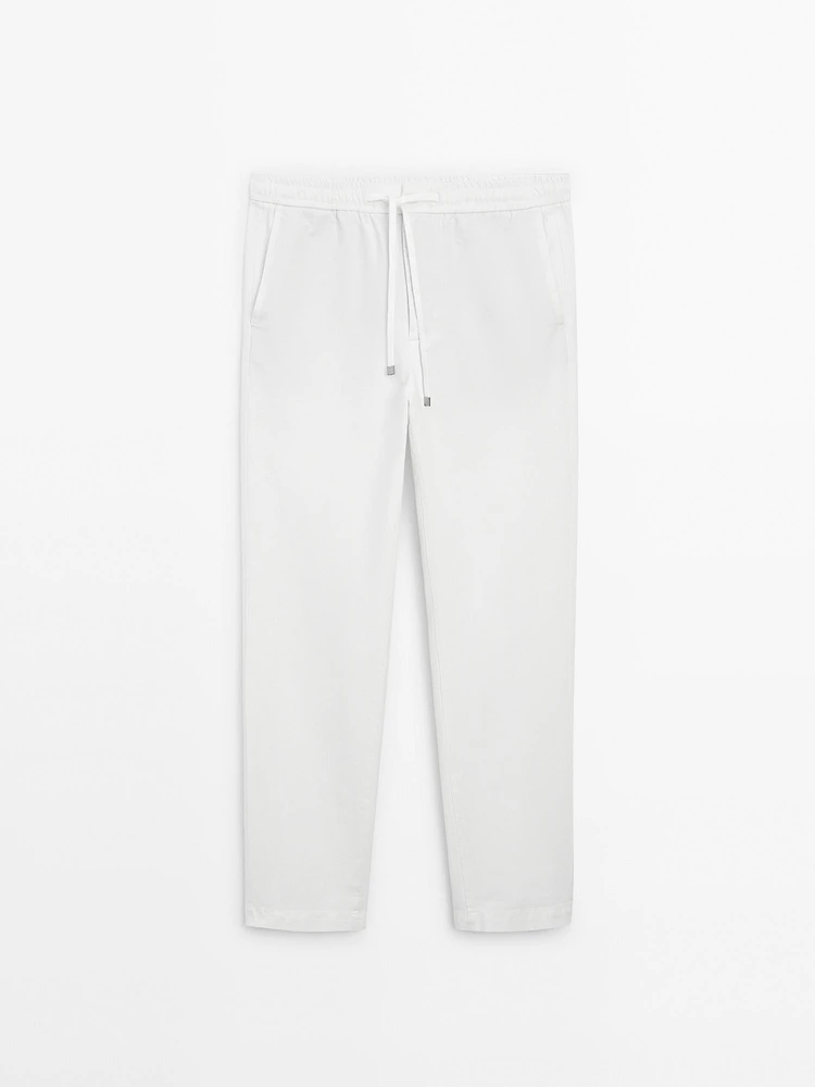 Pantalon de jogging en coton mélangé