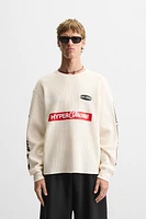 CHECKED PRINT SWEATSHIRT