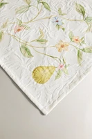 LOT SERVIETTES DE TABLE COTON JACQUARD POIRES (LOT DE 2)