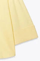 CHEMISE À MANCHES LARGES AVEC LIN
