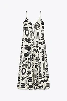 PRINTED CUT OUT DRESS
