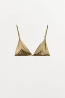 SILK TRIANGLE BRALETTE