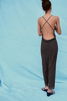 POLKA DOT MAXI DRESS