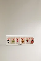 SET OF PICNIC GLASS CHARMS (SET OF 6)