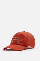 CASQUETTE TEXTE BROD