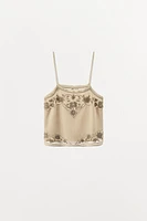 TOP STYLE LINGERIE BRODÉ FANTAISIE