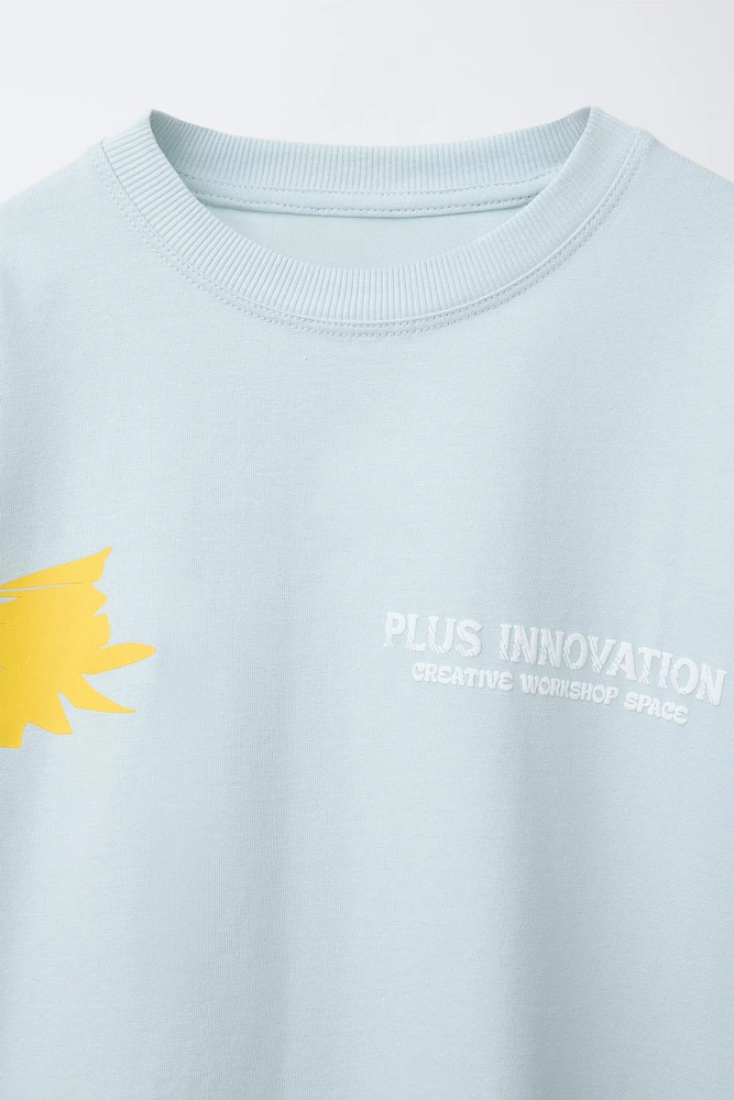 RAISED PRINT T-SHIRT