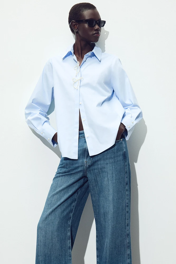 PEARL POPLIN SHIRT