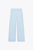 PANTALON LARGE TAILLE ÉLASTIQUE