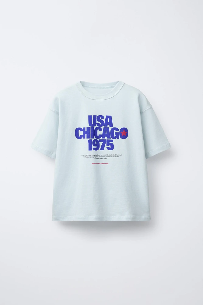 TEXT PRINT T-SHIRT