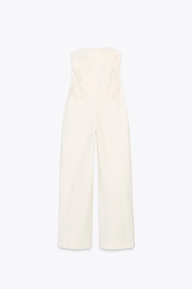 LONG EMBROIDERED JUMPSUIT