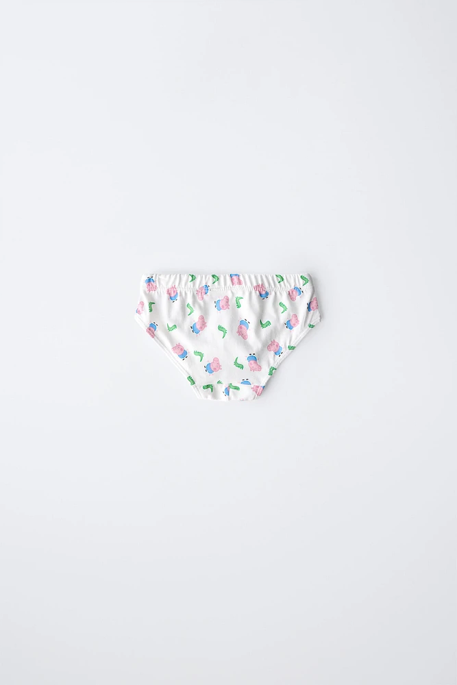 2-6 ANS/ LOT DE TROIS SLIPS PEPPA PIG ™