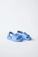 RUBBER SLINGBACK SANDALS