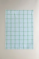 SET OF CHECK COTTON KITCHEN TOWELS (SET OF 2)