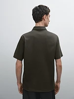 100% cotton short sleeve polo shirt