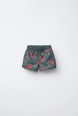 2-6 ANS/ SHORT DE BAIN CERISES