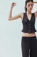 TOP GILET STRUCTURÉ