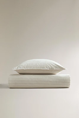HOUSSE DE COUETTE ENFANT RAYURES RÉVERSIBLE