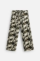 PANTALON RELAXED FIT À IMPRIMÉ ANIMAL
