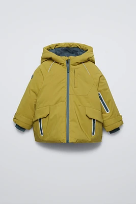 VESTE À CAPUCHE DÉPERLANTE ET COUPE-VENT COLLECTION SKI