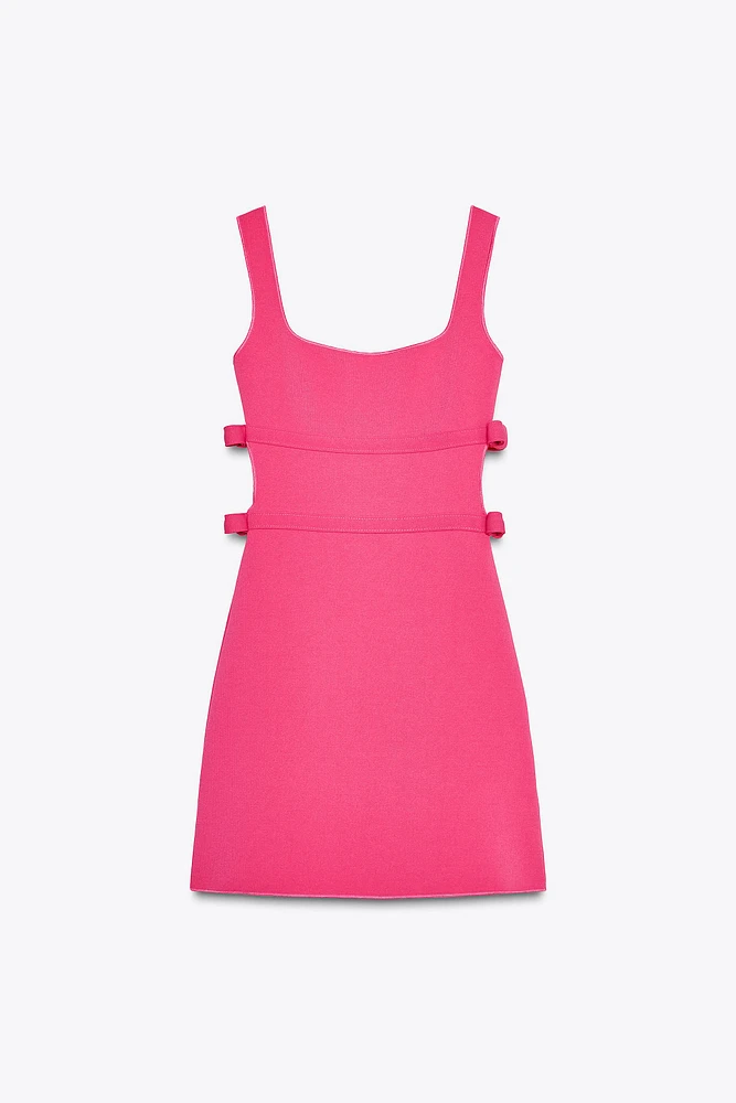 STRETCH TIE DRESS